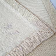 &#039;Simple/Monogramed Baby Blanket&#039; - BY ORDER - 'Simple/Monogramed Baby Blanket' - BY ORDER