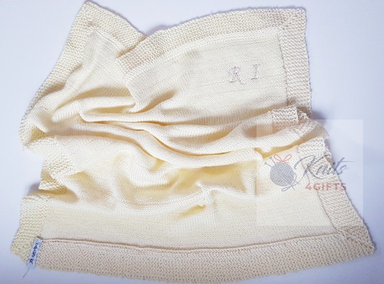 'Simple/Monogramed Baby Blanket' - BY ORDER