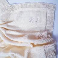 &#039;Simple/Monogramed Baby Blanket&#039; - BY ORDER - 'Simple/Monogramed Baby Blanket' - BY ORDER
