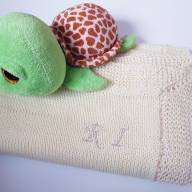 &#039;Simple/Monogramed Baby Blanket&#039; - BY ORDER - 'Simple/Monogramed Baby Blanket' - BY ORDER