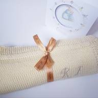 &#039;Simple/Monogramed Baby Blanket&#039; - BY ORDER - 'Simple/Monogramed Baby Blanket' - BY ORDER