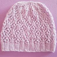 &#039;Lavender Flowers&#039; Lacy Hat - 'Lavender Flowers' Lacy Hat