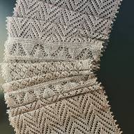 &#039;Rustic Lace &amp; Beads&#039; Rectangular Wrap - 'Rustic Lace & Beads' Rectangular Wrap