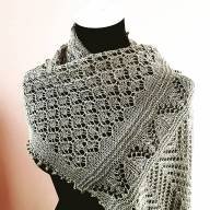 &#039;Rustic Lace &amp; Beads&#039; Rectangular Wrap - 'Rustic Lace & Beads' Rectangular Wrap