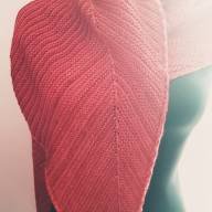 &#039;Just Red&#039; Large Asymmetric Wrap - 'Just Red' Large Asymmetric Wrap