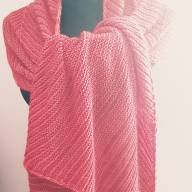 &#039;Just Red&#039; Large Asymmetric Wrap - 'Just Red' Large Asymmetric Wrap