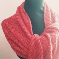 &#039;Just Red&#039; Large Asymmetric Wrap - 'Just Red' Large Asymmetric Wrap