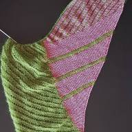 &#039;Soft Fibers Combined&#039; Large Asymmetric Wrap - 'Soft Fibers Combined' Large Asymmetric Wrap