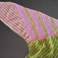 &#039;Soft Fibers Combined&#039; Large Asymmetric Wrap - 'Soft Fibers Combined' Large Asymmetric Wrap