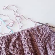 &#039;Flowers on Field&#039; Triangular Lace Shawl - 'Flowers on Field' Triangular Lace Shawl