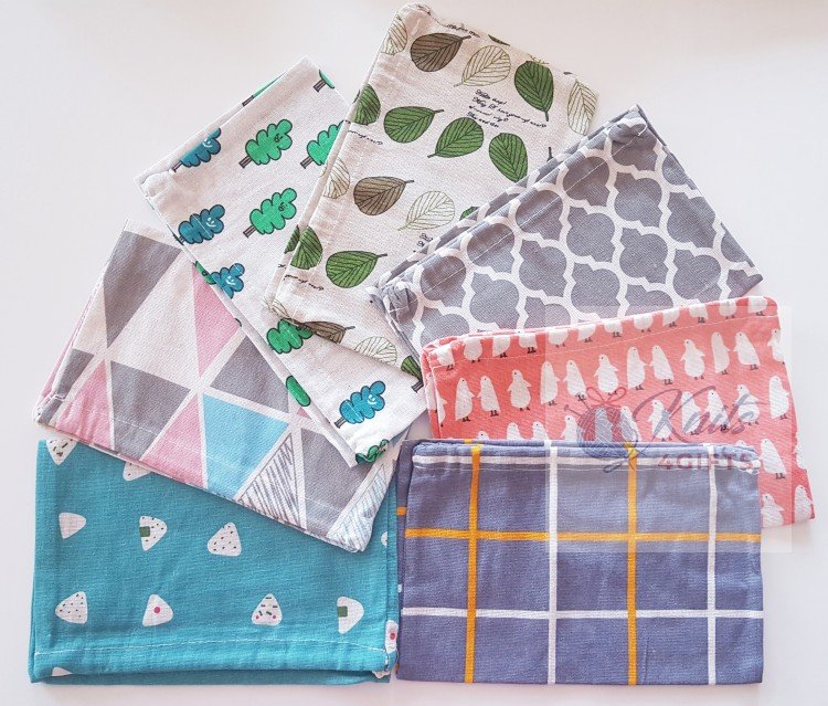 Drawstring Project Bag (Cotton/Linen)