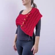 &#039;Just Red&#039; Rectangular Scarf - 'Just Red' Rectangular Scarf