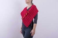 'Just Red' Rectangular Scarf
