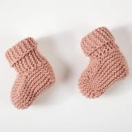 &#039;Simply Warm&#039; Knitted Booties for Babies - 'Simply Warm' Knitted Booties for Babies