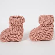 &#039;Simply Warm&#039; Knitted Booties for Babies - 'Simply Warm' Knitted Booties for Babies