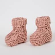 &#039;Simply Warm&#039; Knitted Booties for Babies - 'Simply Warm' Knitted Booties for Babies