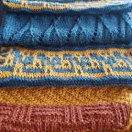 &#039;Mosaic &amp; Texture&#039; Multicolor Rectangular Scarf - 'Mosaic & Texture' Multicolor Rectangular Scarf