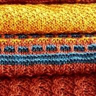 &#039;Mosaic &amp; Texture&#039; Multicolor Rectangular Scarf - 'Mosaic & Texture' Multicolor Rectangular Scarf