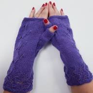 &#039;Purple &amp; Spark&#039; Warm Mitts - 'Purple & Spark' Warm Mitts