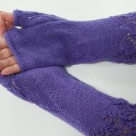 &#039;Purple &amp; Spark&#039; Warm Mitts - 'Purple & Spark' Warm Mitts