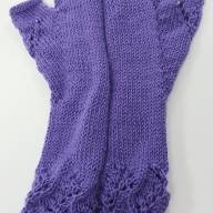 &#039;Purple &amp; Spark&#039; Warm Mitts - 'Purple & Spark' Warm Mitts