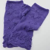 &#039;Purple &amp; Spark&#039; Warm Mitts - 'Purple & Spark' Warm Mitts